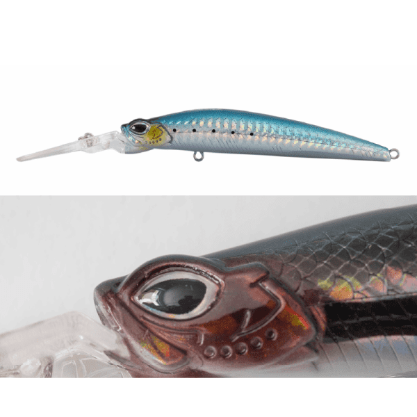 DEEP TRACKER 105F TROLLING MINOW<i class="destaque-color">COLOR #5 Natural Mullet</i> - 17g - Imagen 2