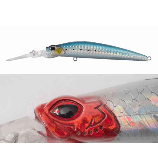 DEEP TRACKER 105F TROLLING MINOW<i class="destaque-color">COLOR #8 Blody Clown</i> - 17g - Imagen 2
