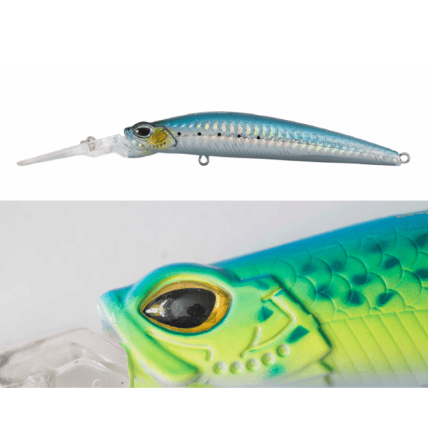 DEEP TRACKER 105F TROLLING MINOW<i class="destaque-color">COLOR #10 Dolphin Fish</i> - 17g - Imagen 2