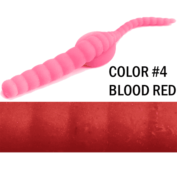 YUMMY BAIT TAIL TWISTER  <i class="destaque-color">COLOR BLOOD RED #4 </i>