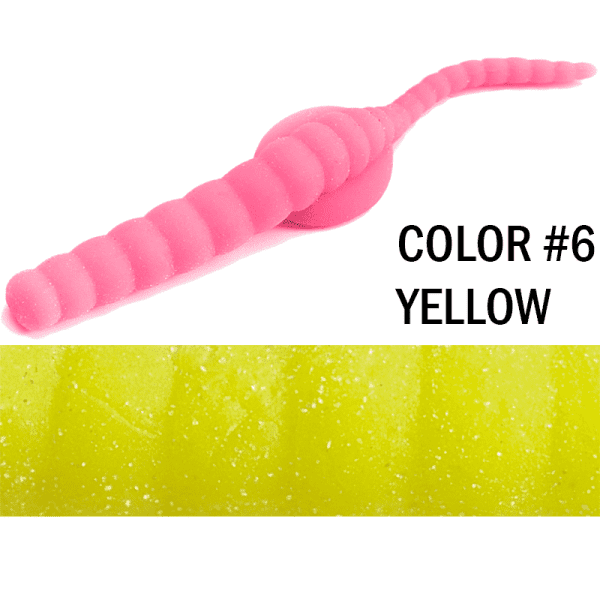 YUMMY BAIT TAIL TWISTER  <i class="destaque-color">COLOR FLUO YELLOW #6 </i>
