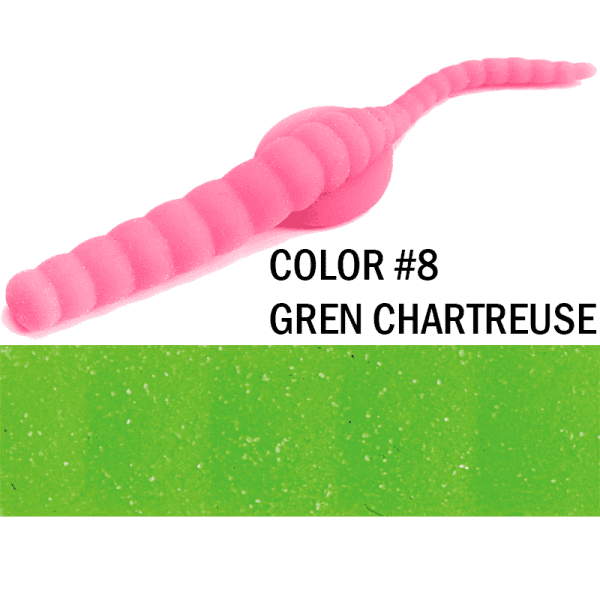 YUMMY BAIT TAIL TWISTER  <i class="destaque-color">COLOR GREEN CHARTREUSE #8 </i>