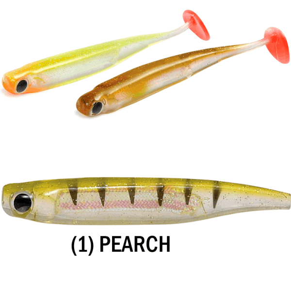 POWER MINNOW HUMMER TAIL 75mm <i class="destaque-color">Color Perch #21</i>