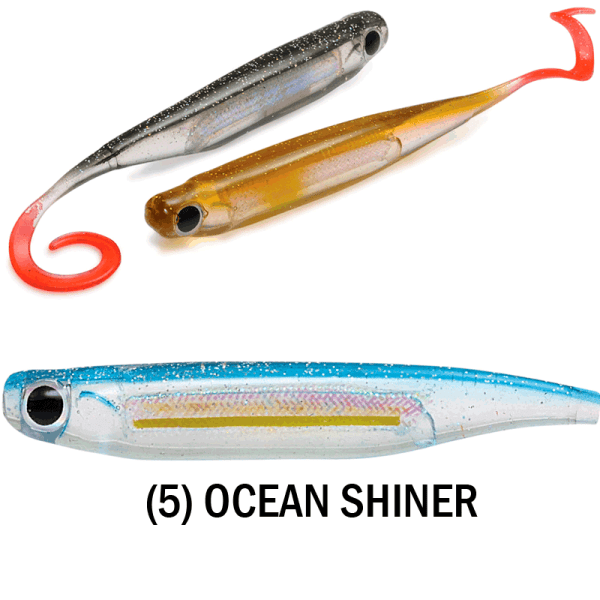POWER MINNOW CURLY TAIL 75mm <i class="destaque-color">Color Ocean Shiner #45</i>