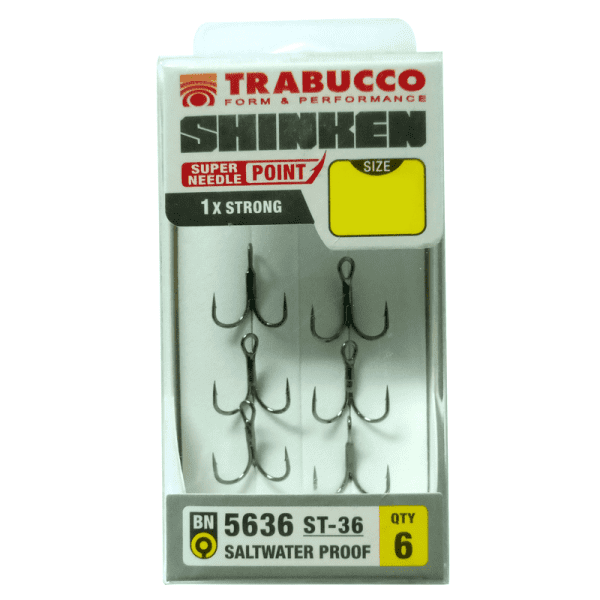 Shinken Treble Hooks ST-36BN #10