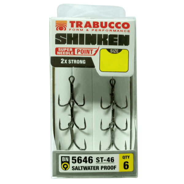 Shinken Treble Hooks ST-46BN #10