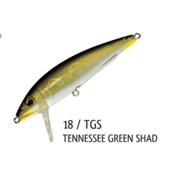 TROUTER 85mm <i class="destaque-color">Color #18 Tennessee Green Shad</i> - 18g