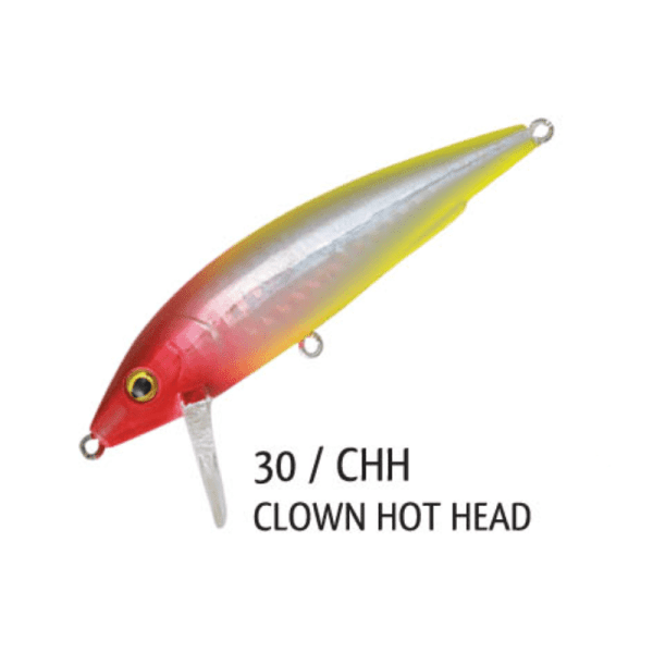 TROUTER 85mm <i class="destaque-color">Color #30 Clown Hot Head</i> - 18g