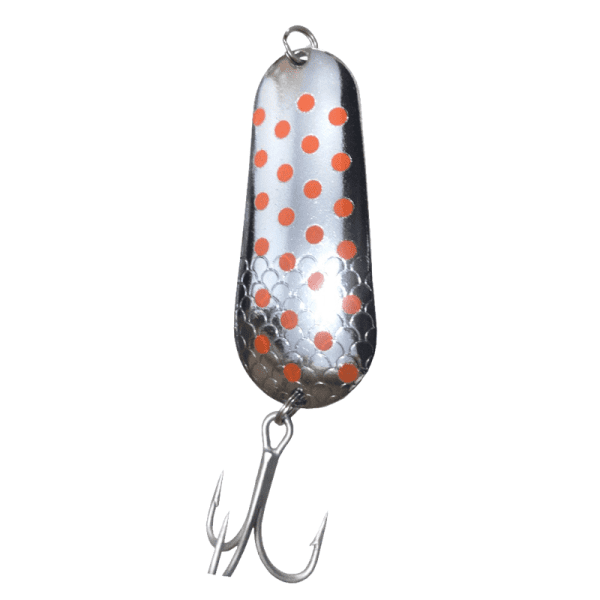 Cuchara Ondulante  - 21.5g  - 57mm  - Color Plata Naranja Amarillo