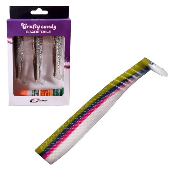 COLA DE REPUESTO CRAFTY CANDY 90mm <i class="destaque-color">COLOR #07 ANCHOVY</i> Pack 3 uds.