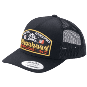 Megabass Psychic Cap Trucker Black/Black