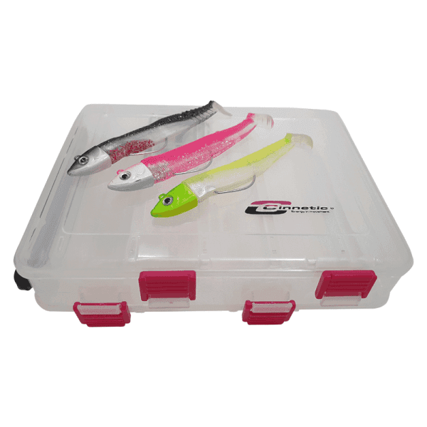 PACK 3 VINILOS COMPLETOS + CAJA DOUBLE EGI BOX M 10 COMPARTIMIENTOS