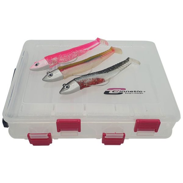 PACK 3 VINILOS COMPLETOS + CAJA DOUBLE EGI BOX M 10 COMPARTIMIENTOS