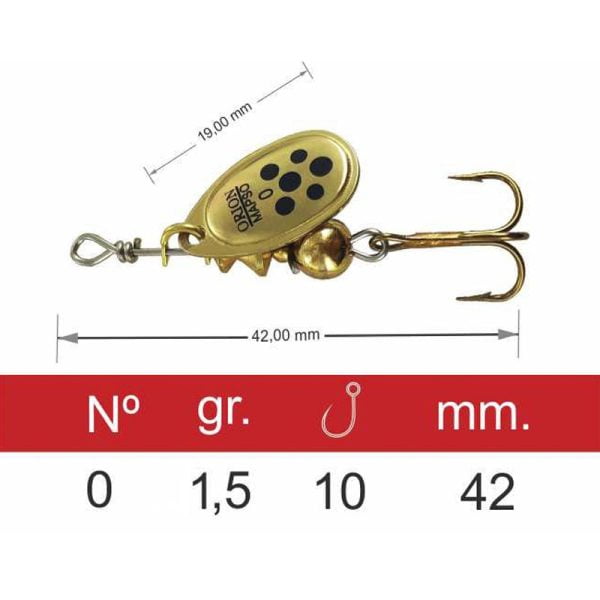 ORION LUN  1.5g  <i class="destaque-color">COLOR ORO-NEGRO </i> - Imagen 2