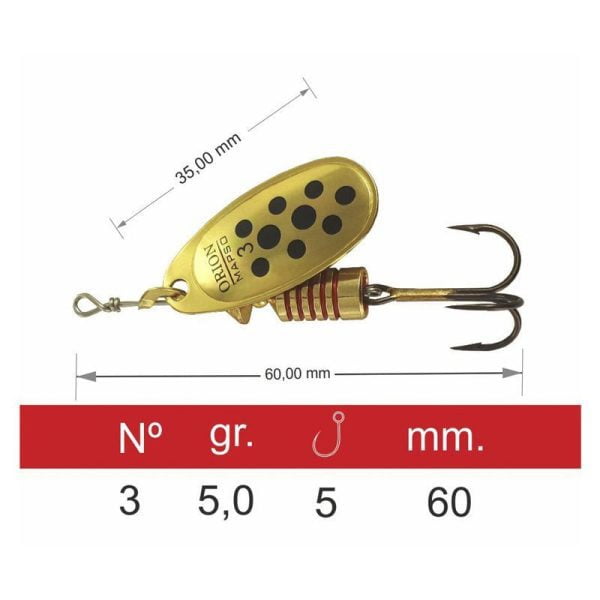 ORION LUN  6.5g  <i class="destaque-color">COLOR ORO-NEGRO </i> - Imagen 2