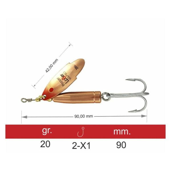 POPPER LOBER DEC  20g  <i class="destaque-color">COLOR COBRE-ROJO </i> - Imagen 2