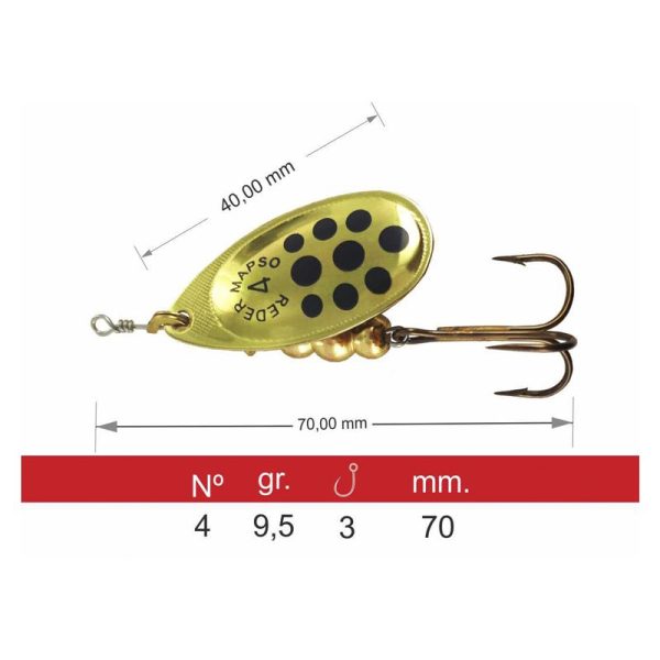 REDER LUN  9.5g  <i class="destaque-color">COLOR ORO-NEGRO </i> - Imagen 2