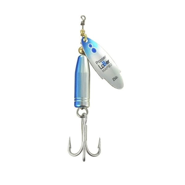 POPPER LOBER DEC  25g  <i class="destaque-color">COLOR PLATA-AZUL CON CUERPO AZUL </i>