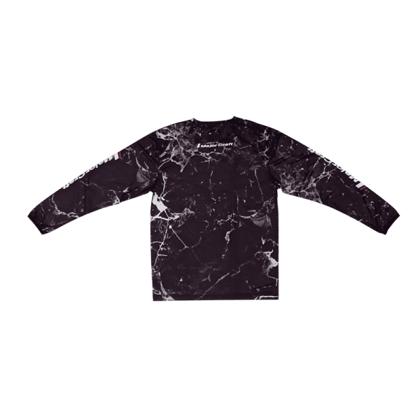 POLERA MAJORCRAFT MANGA LARGA SECADO RAPIDO COLOR GRIS OSCURO TALLA XXL - Imagen 2