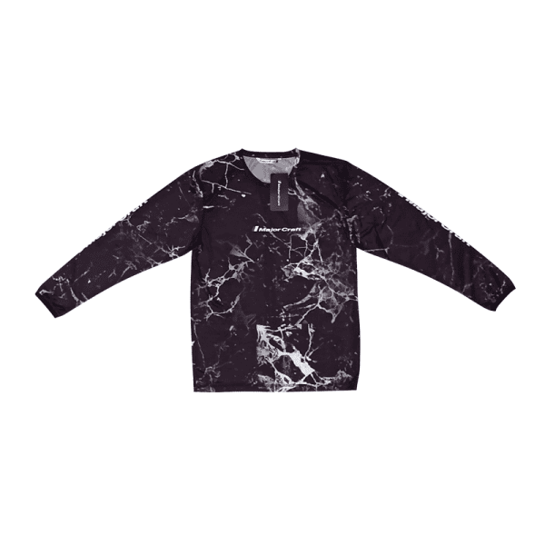 POLERA MAJORCRAFT MANGA LARGA SECADO RAPIDO COLOR GRIS OSCURO TALLA XXL