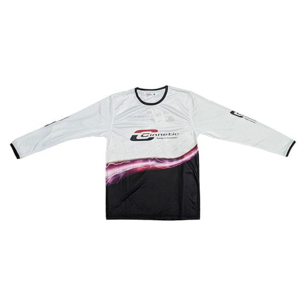 Polera Manga Larga Secado Rápido Fps +50 Color Blanco/Negro Talla L