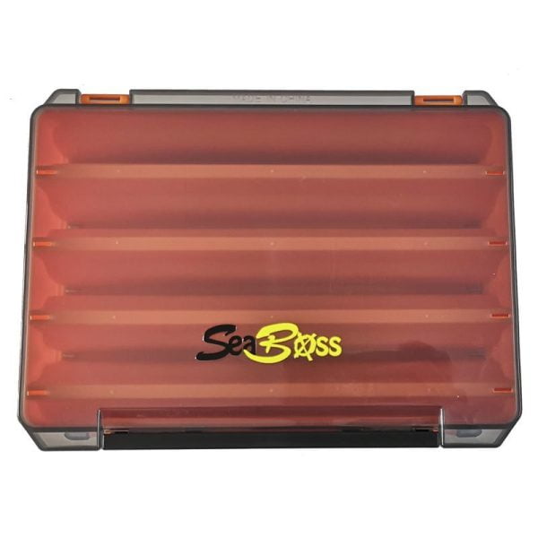 Pack Caja Señuelos Largos SeaBoss Naranja <i class="destaque-color"> PACK DE 10pcs  </i>