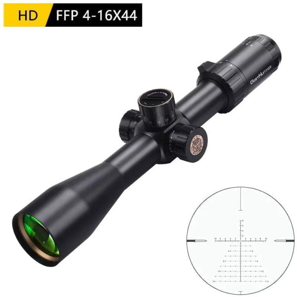 Mira Telescópica WH019 HD 4-16X44 FFP WD-TFN/Black (/)