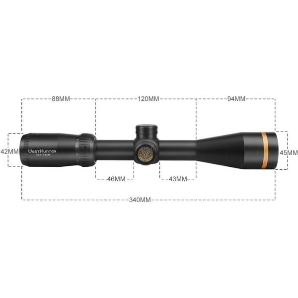 Mira Telescópica WH005 HD-C 3-9X40 - Imagen 2