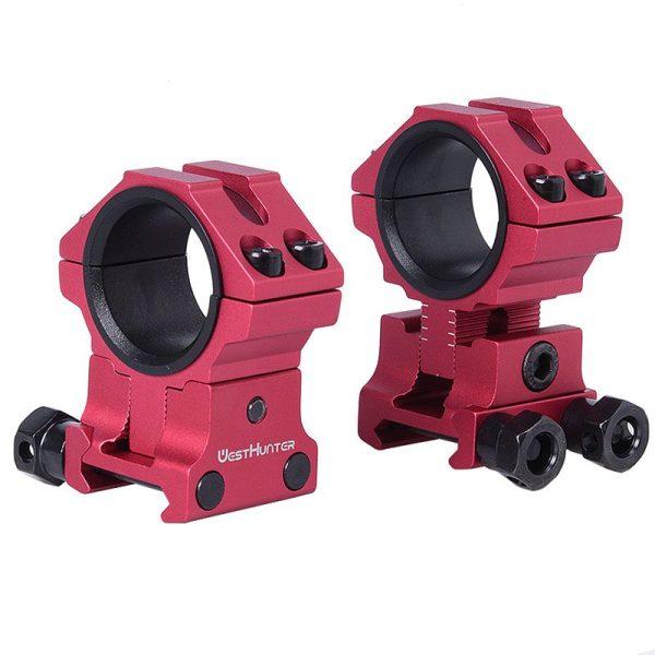 Montura Ajustable Picatinny<i class="destaque-color"> (21mm) </i> WH201 Rojo