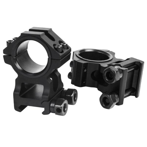 Montura High Profile Picatinny<i class="destaque-color"> (21mm) </i> WH205 Negro - Imagen 2