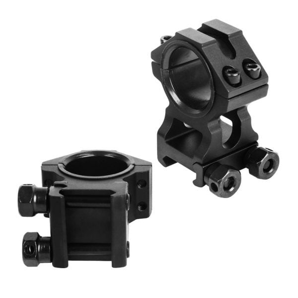 Montura High Profile Picatinny<i class="destaque-color"> (21mm) </i> WH205 Negro - Imagen 3