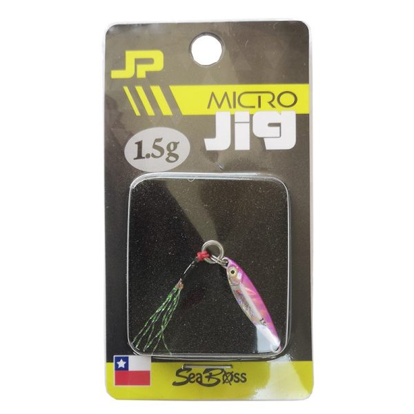 SeaBoss JP Micro Jig 1,5g Glow Pink - Imagen 2