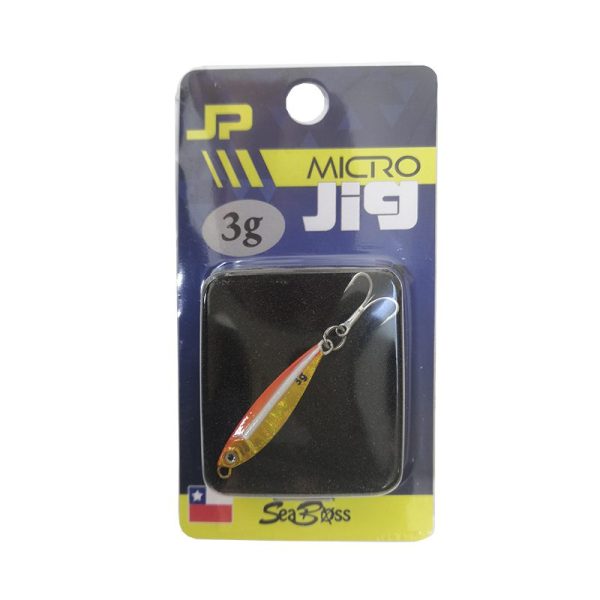 SeaBoss JP Micro Jig 3g Red Gold - Imagen 2