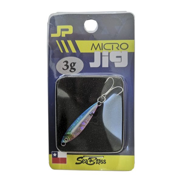 SeaBoss JP Micro Jig 3g Blue Pink - Imagen 2