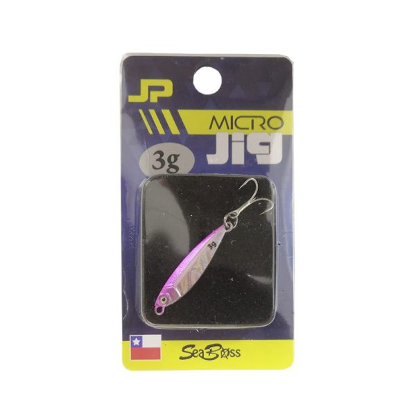 SeaBoss JP Micro Jig 3g Glow Pink - Imagen 2