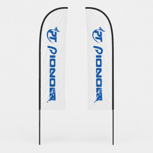 BANDERA PROMOCIONAL DOBLE CARA LOGO PIONEER