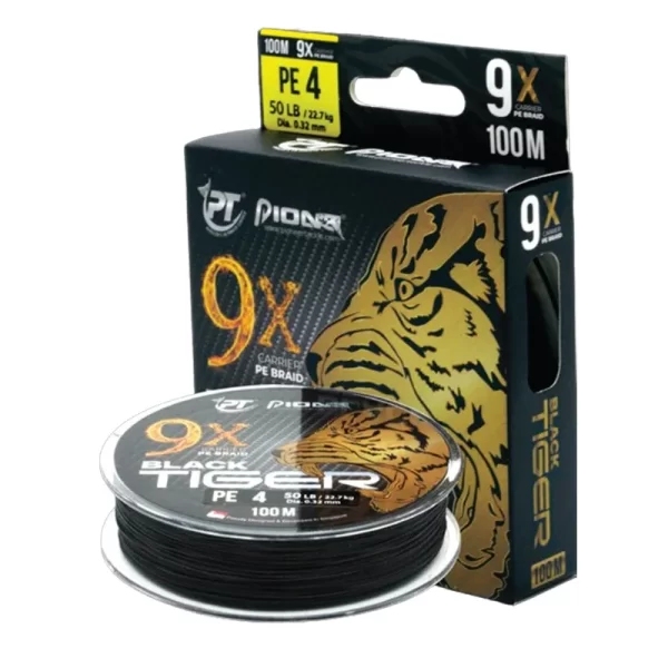 Black Tiger 9xBraid 15lb 100m Bk