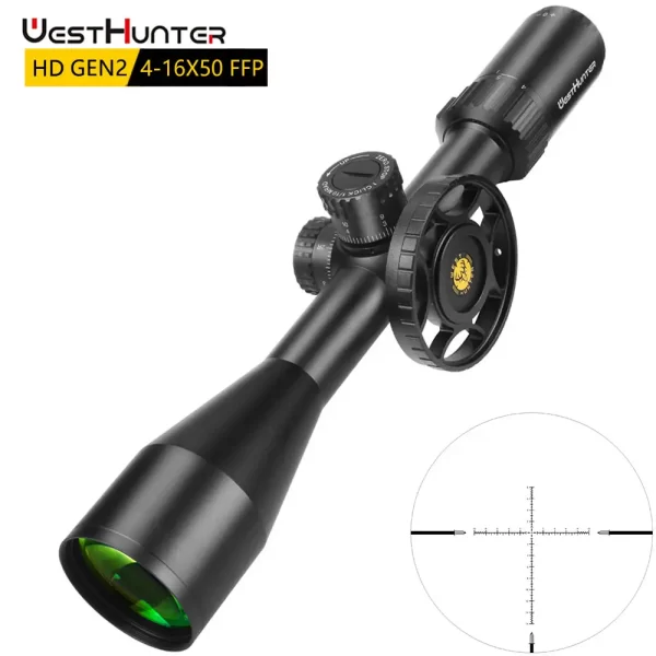 Mira Telescópica WH027 HD Gen2 4-16X50 FFP Zero Stop - Imagen 3