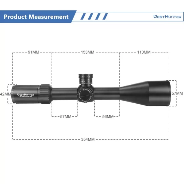 Mira Telescópica WH027 HD Gen2 4-16X50 FFP Zero Stop - Imagen 6