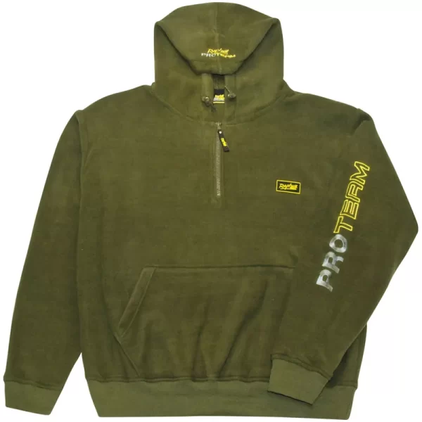 POLERÓN POLAR PRO TEAM FLEECE CON GORRO COLOR VERDE TALLA #XL