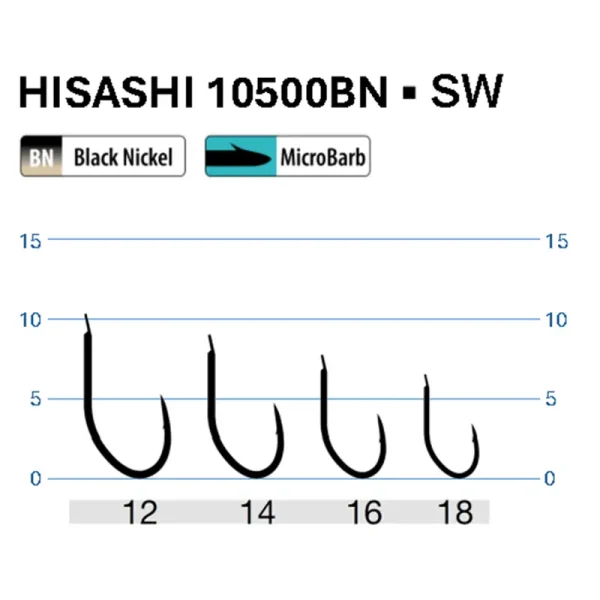 Hisashi Hook 10500BN SW #16 - Imagen 2