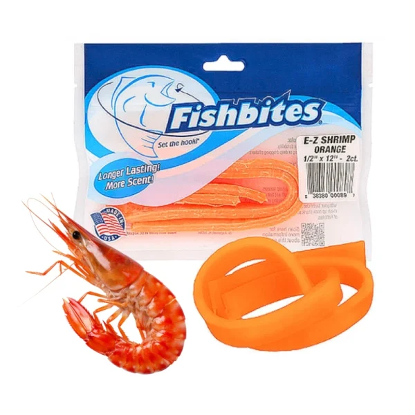 FishBites E-Z Shrimp Long Lasting Orange ESENCIA DE CAMARON