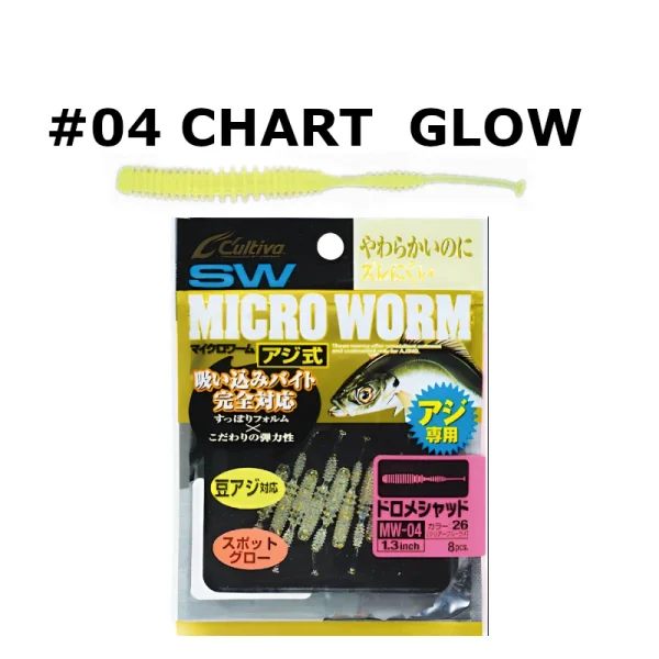 UL DOROME SHAD 1.3"  <i class="destaque-color">Color #04 CHART GLOW</i>
