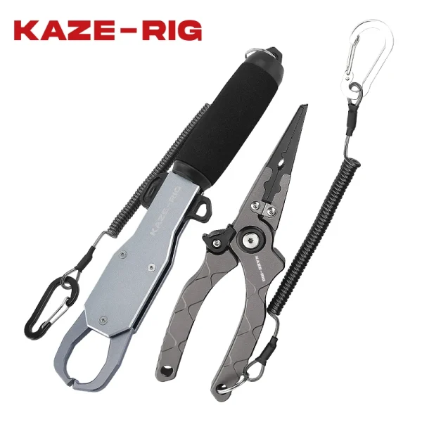 Kaze-Rig Dual-Catch Elite Bundle - Pack de Alicate ProGrip + Boga de aluminio - Imagen 3