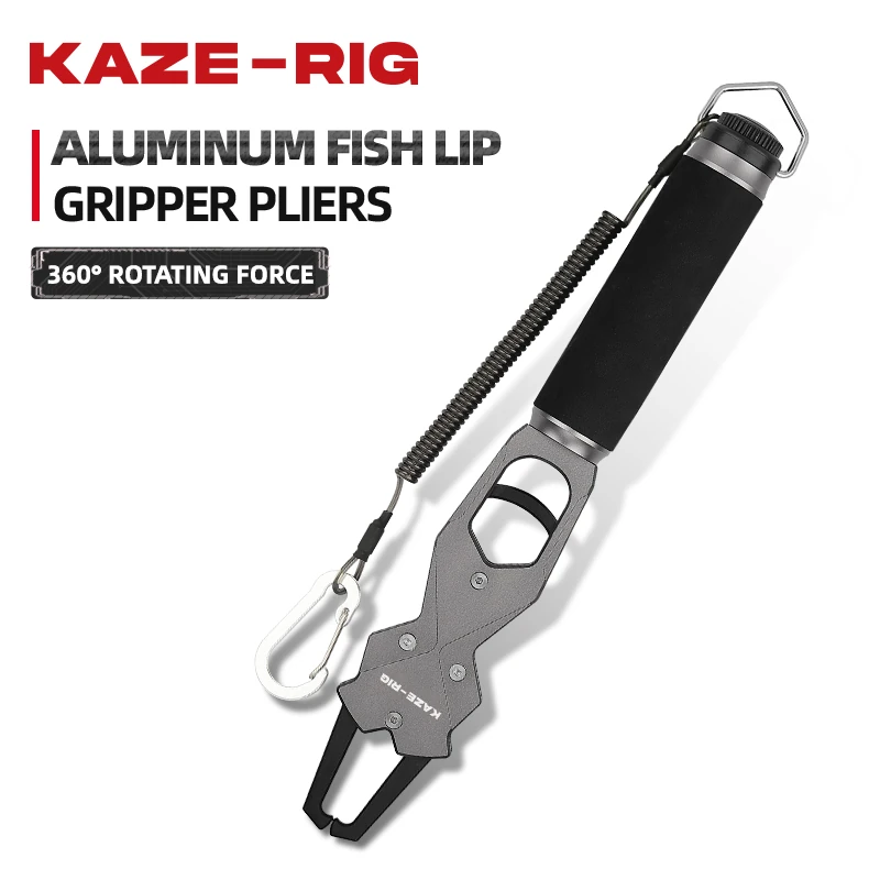 Kaze-Rig Ultimate Fish Grip with Scale - Boga de Aluminio con Bascula