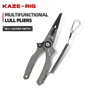 Kaze-Rig Pro-Grip Fishing Pliers - Alicate de pesca multifuncional ProGrip
