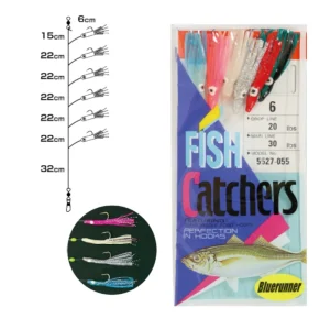 Owner 6 Hooks Blue Runner #06 0,37mm