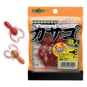 Vinilo EcoGear Kasago Shokunin Mini Tank 1-1/2" COLOR 365 RED/GOLD