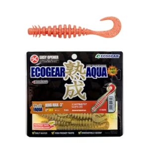 Vinilo EcoGear Jukusei Aqua Ring Max 3" COLOR J18 ORANGE/GOLD