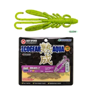 Vinilo EcoGear Jukusei Aqua Bug Ants 2" COLOR J12 CHARTREUSE/GOLD (GLOW)
